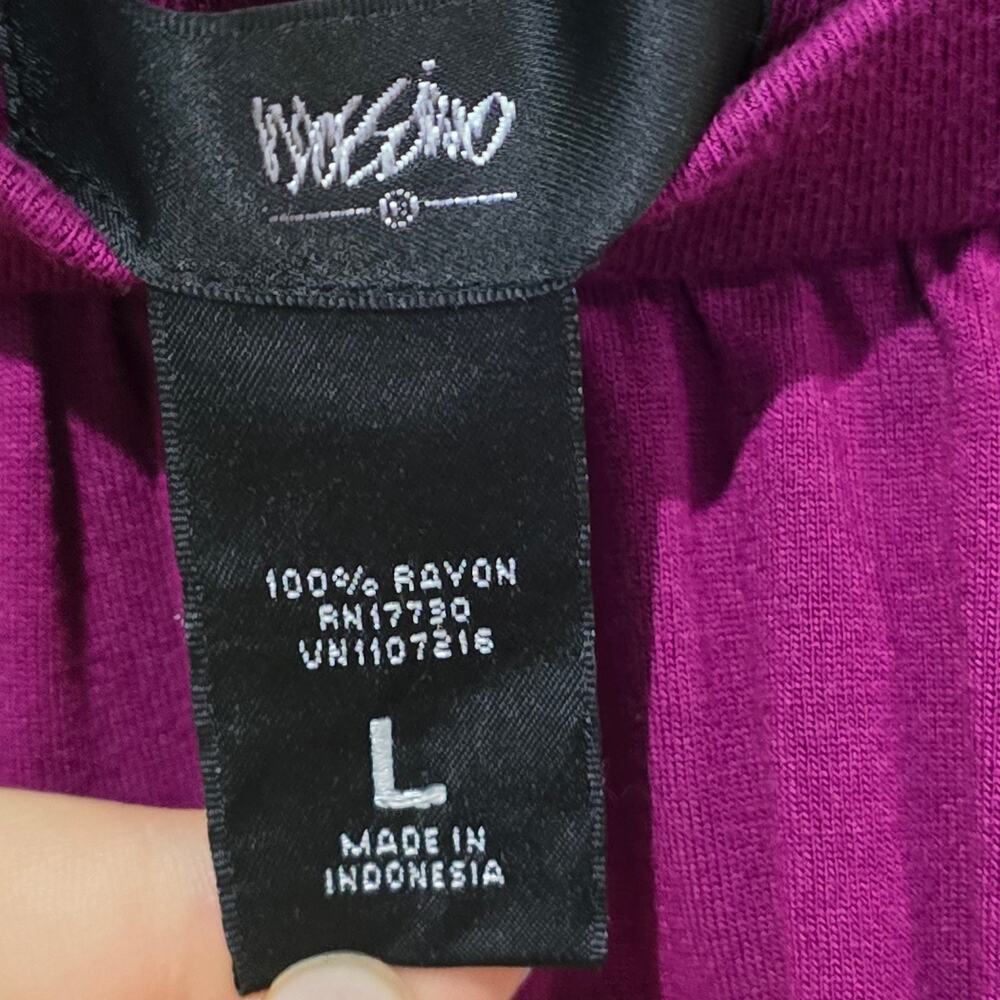 Mossimo Raspberry High Low pull up skirt Large - Picture 3 of 3